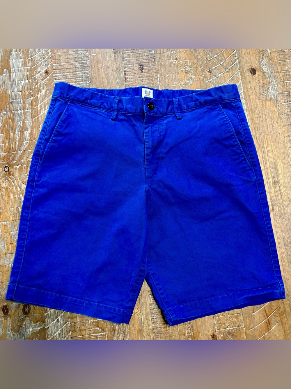Gap Men's 9" Essential Chino Shorts - Royal Blue (Size 34)